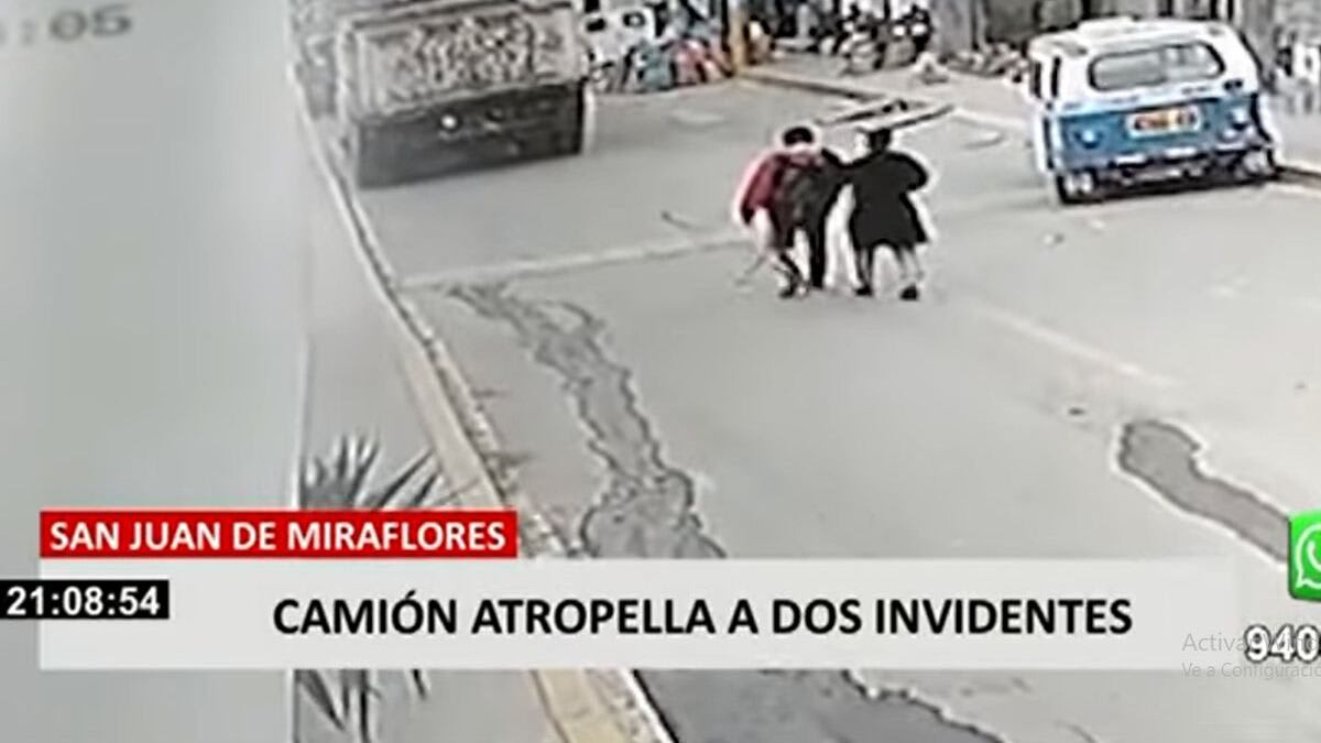 Casi atropello a un invidente y su perro mientras vivía en la calle