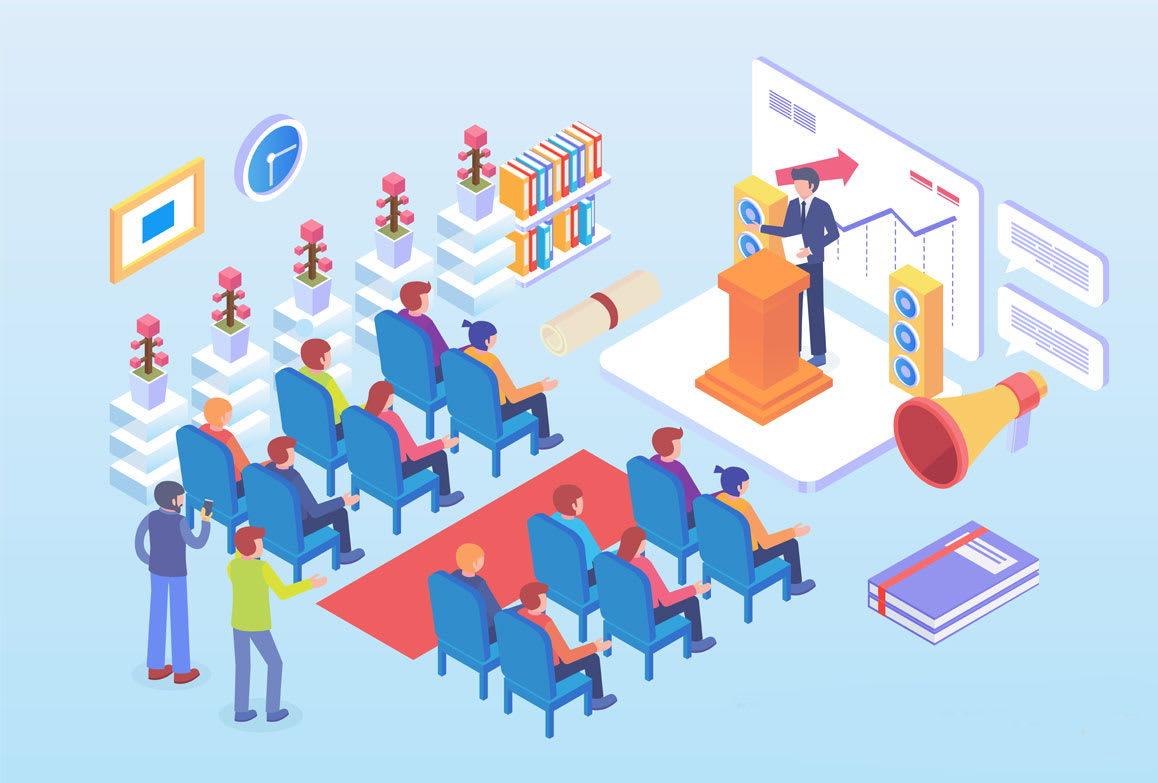 Empresas progresistas asisten a evento de marketing digital