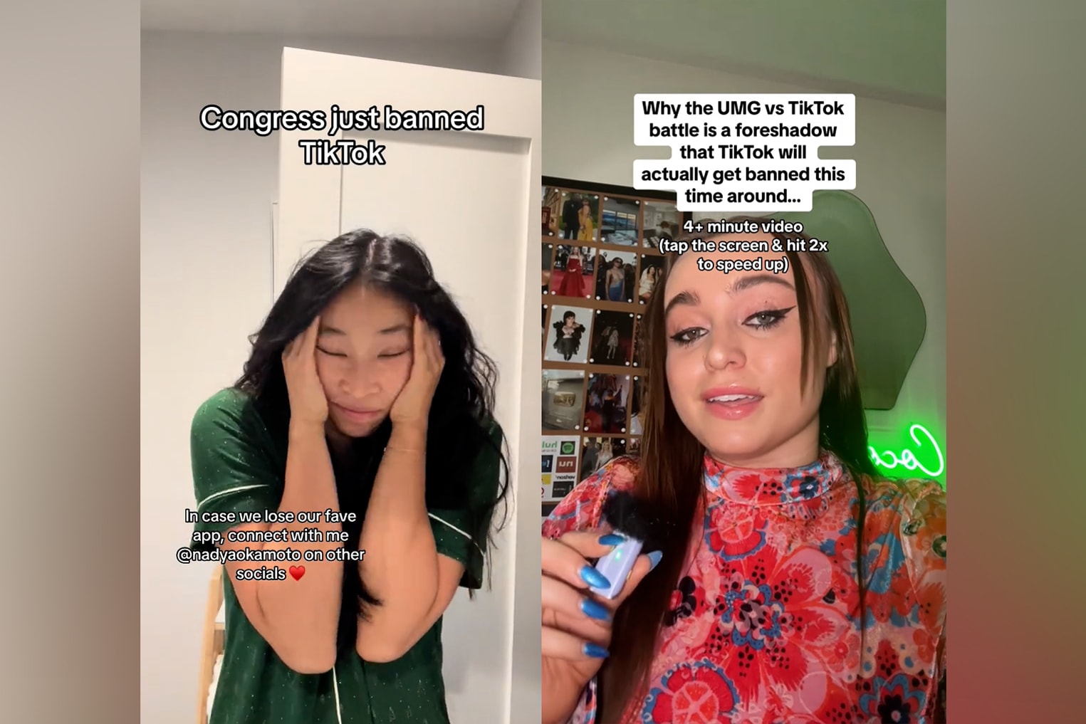 Influencers temen por futuro ante posible veto a TikTok en EE.UU.