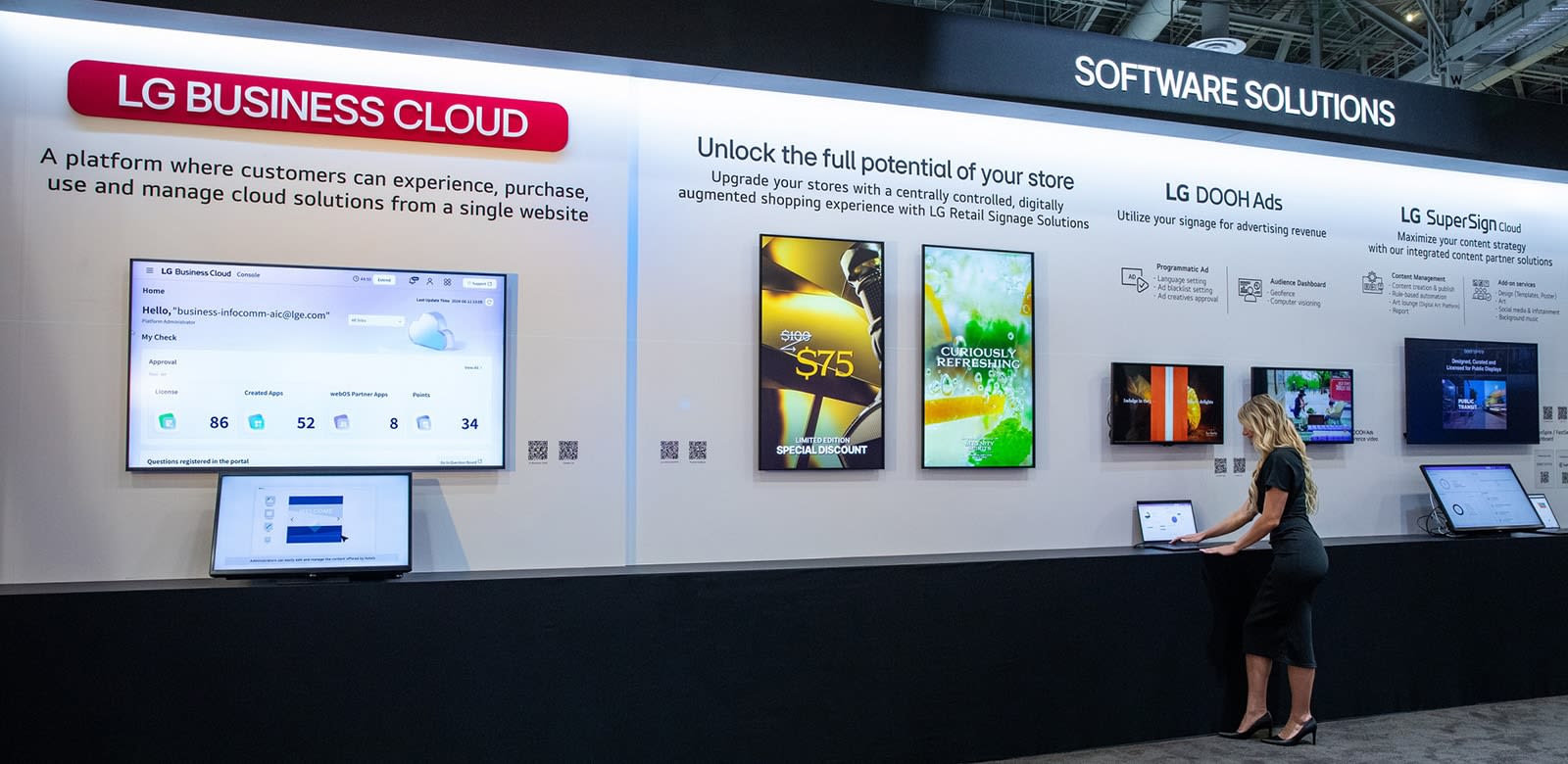 LG revoluciona el B2B con pantallas AI