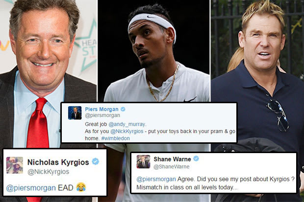Piers Morgan y Nick Kyrgios enloquecen a los fans con entrevista uno a uno