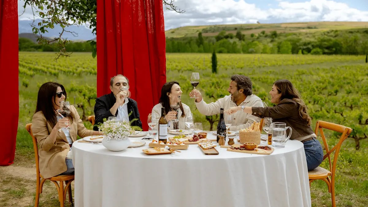 Imagen de la miniserie digital Hechos para Sentir de Ramón Bilbao en viñedos