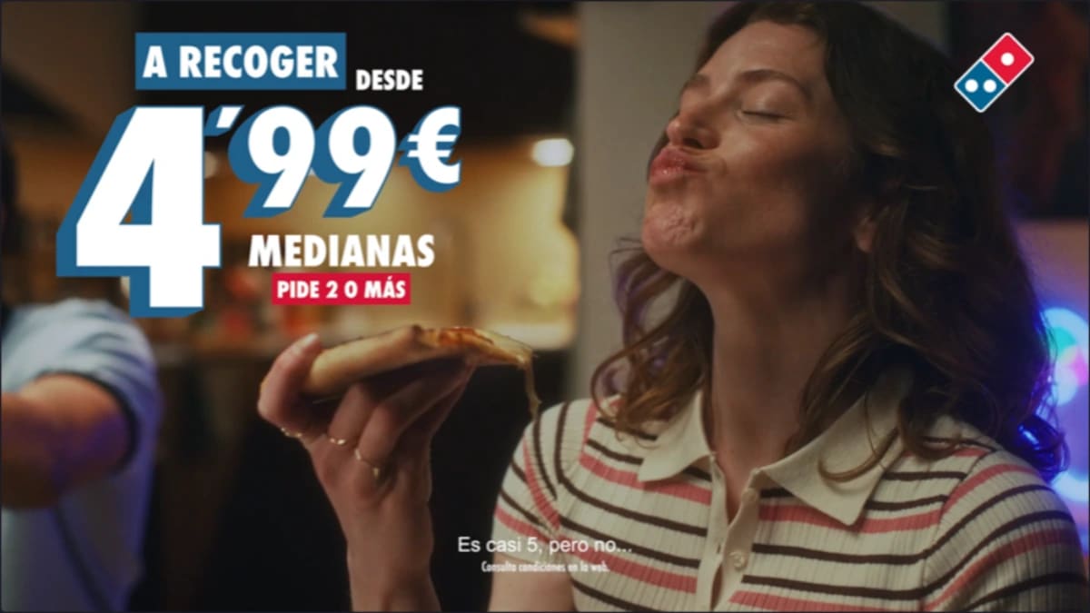 Domino’s Pizza relanza la MEGAWEEK: pizzas medianas a 4,99 € en España hasta el 13‑octubre
