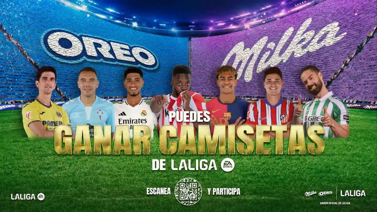 OREO y Milka lanzan sorteo de camisetas oficiales de LaLiga: guía para ganar