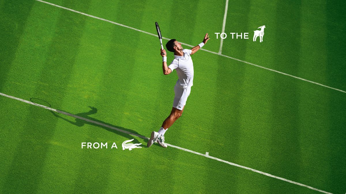 Lacoste Reemplaza su Cocodrilo por una Cabra en Homenaje a Djokovic