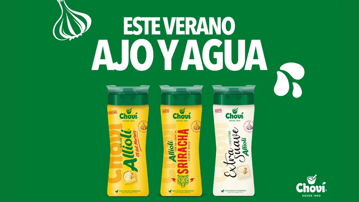 Choví Allioli: «Ajo y Agua», la campaña para disfrutar el verano