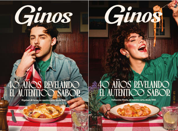 Ginos celebra 40 años con acción para ‘cuarenttones’