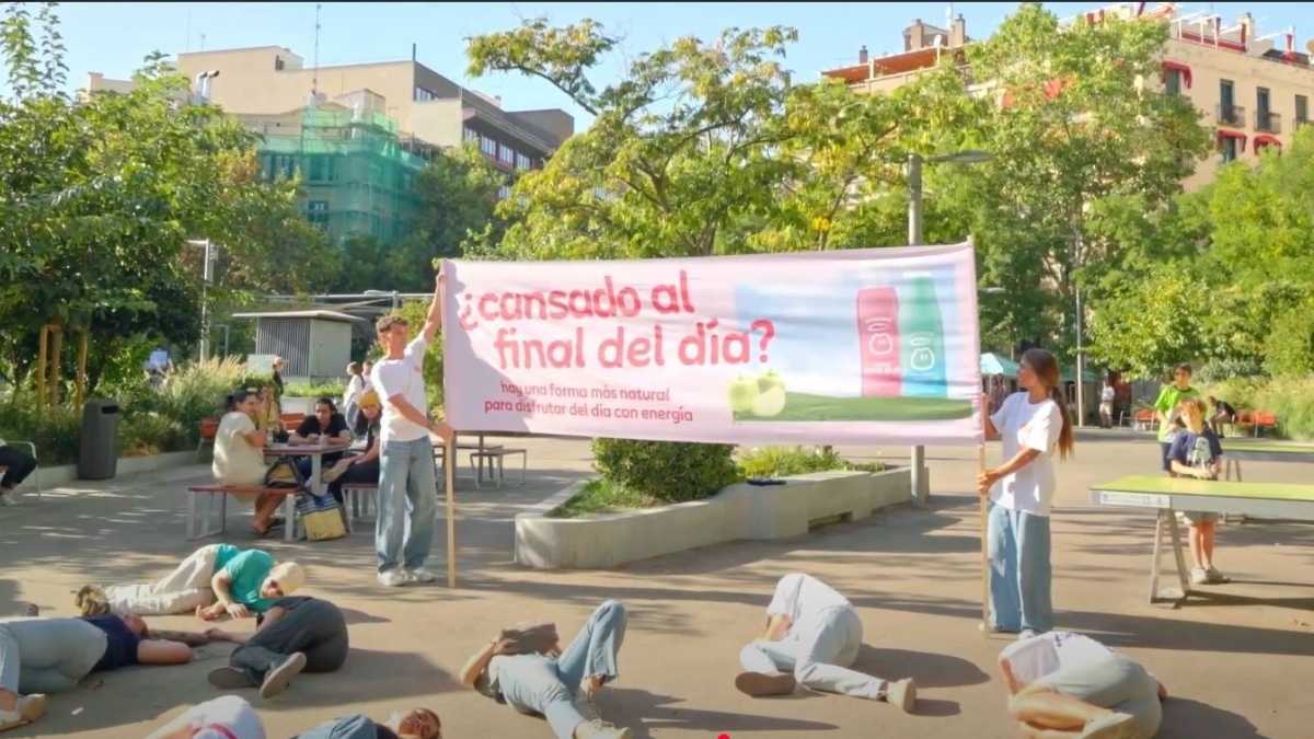 Innocent Drinks y Spicy Paralizan Madrid con Street Marketing Energético