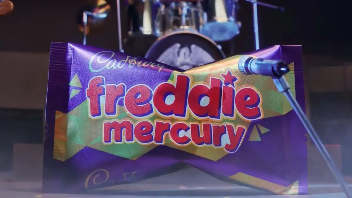 Cadbury rinde tributo a Queen: Freddie Mercury en chocolate