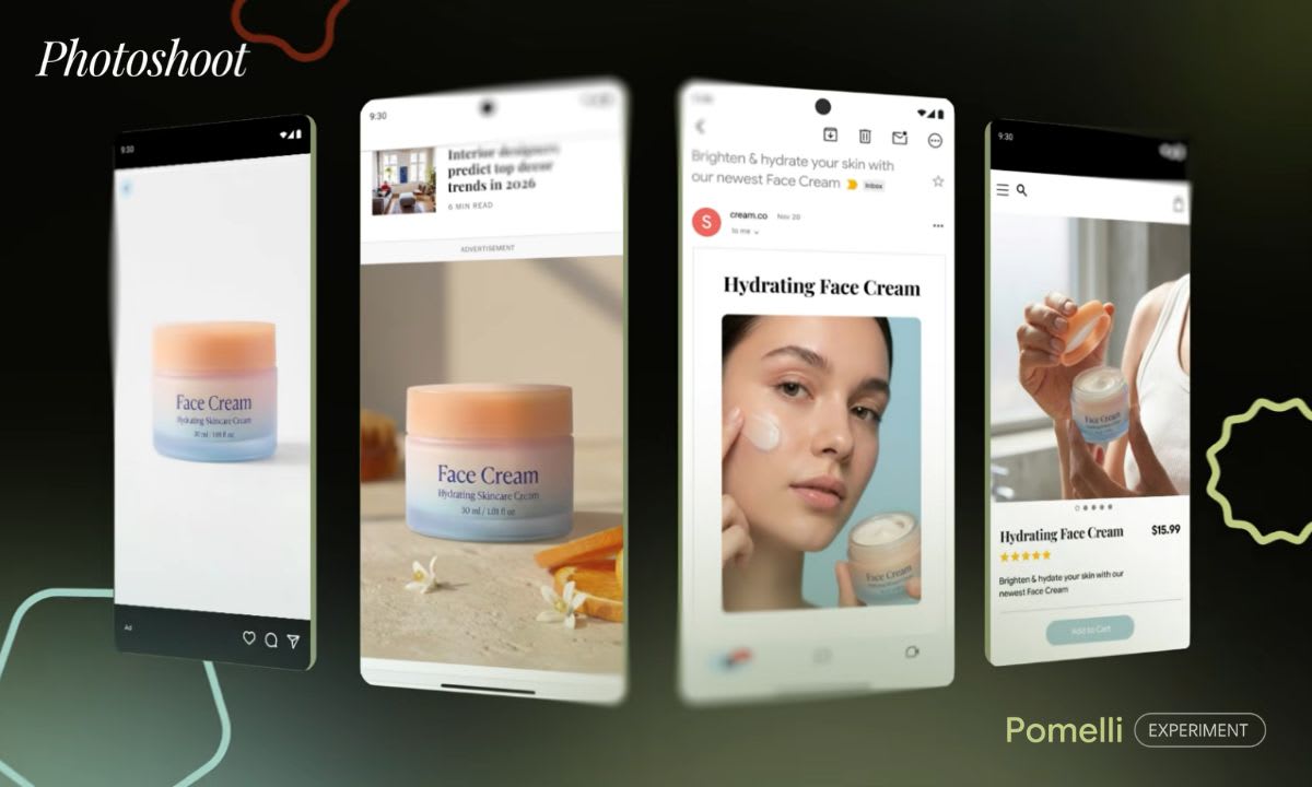 Google lanza Photoshoot en Pomelli para imágenes profesionales