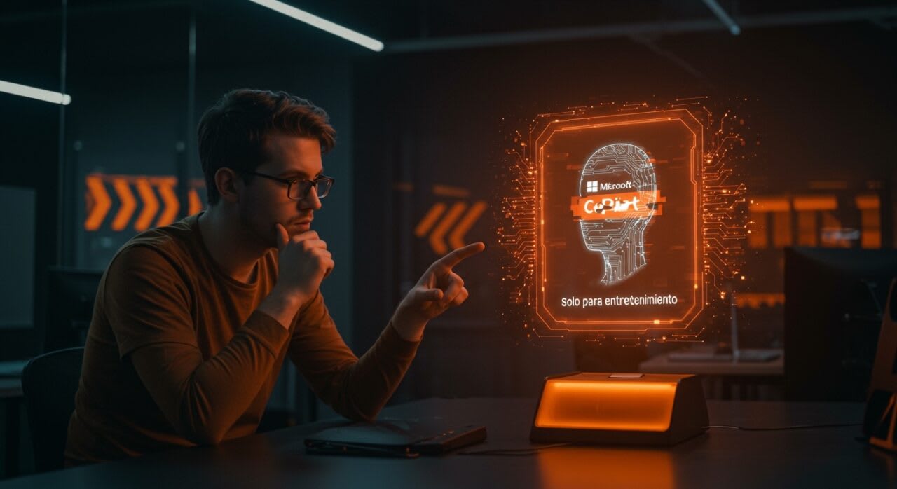 Microsoft enfría el hype de Copilot: por qué su cláusula de “entretenimiento” sí importa a las empresas