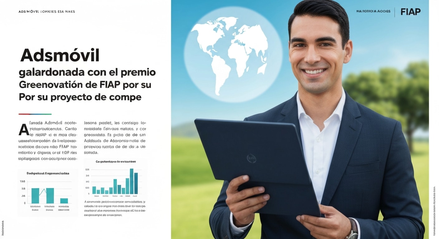 Adsmovil galardonada con el premio Greenovation de FIAP por su proyecto de compensación de carbono en el marketing digital