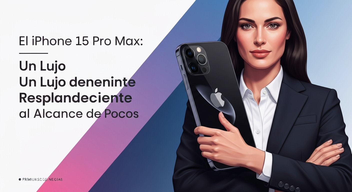 El iPhone 15 Pro Max: Un Lujo Resplandeciente al Alcance de Pocos