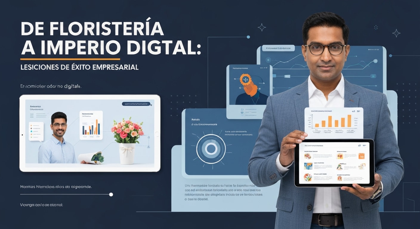 De Floristería a Imperio Digital: Lecciones de Éxito Empresarial