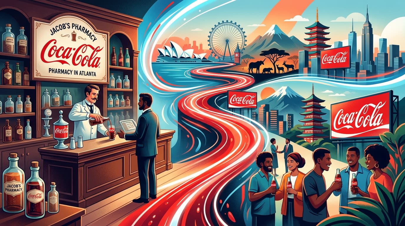 El Viaje de Coca-Cola: De Farmacia Local a Icono Global