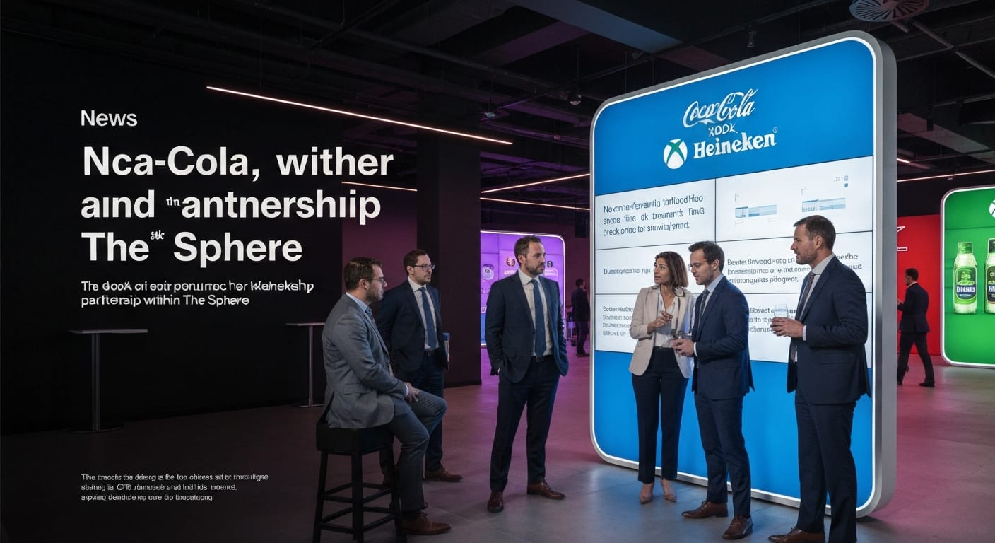 Coca-Cola, Xbox y Heineken anuncian en The Sphere, pero enfrentan un problema