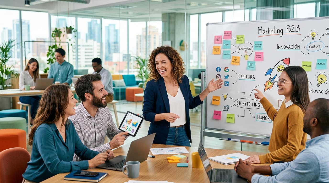 Transformando la Cultura Laboral: Innovación y Humor en el Marketing B2B