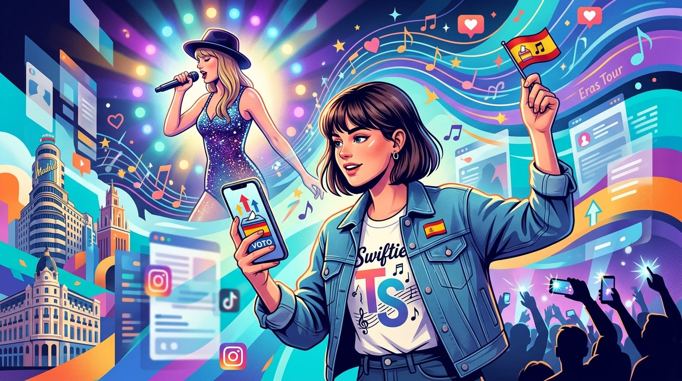 ¿Influirá Taylor Swift en el voto joven español?