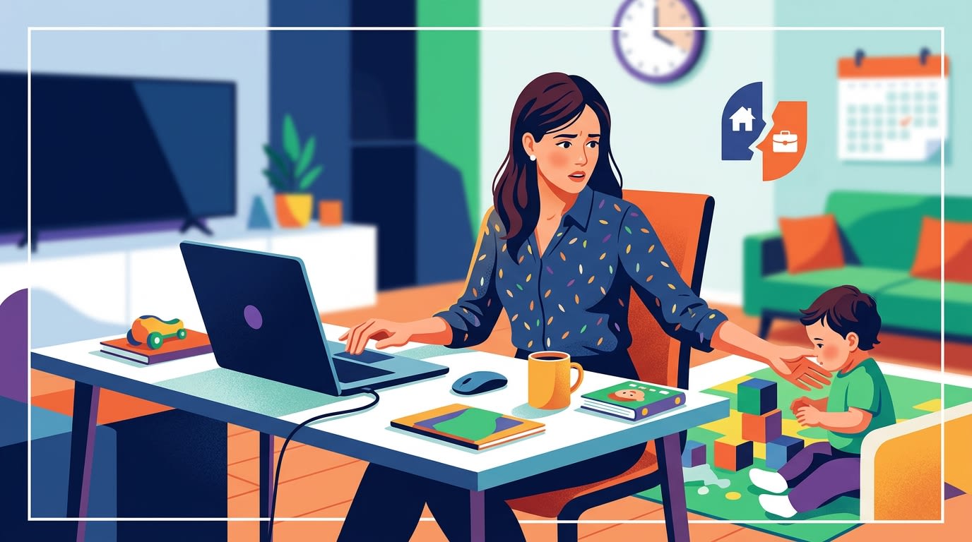 Madres Digitales: El Engaño del Teletrabajo y la Atención al Cuidado
