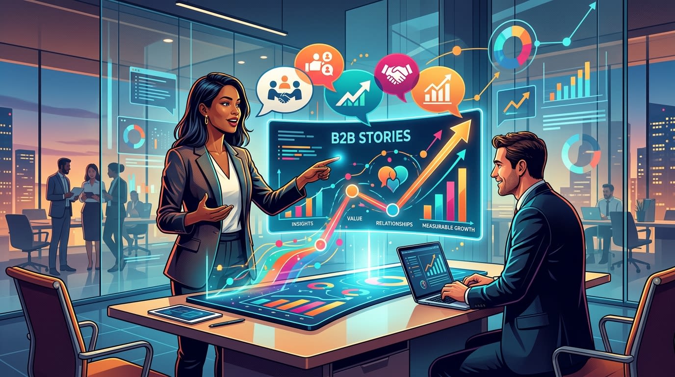 El Arte de la Influencia: Narración de Historias para el Éxito en Marketing B2B