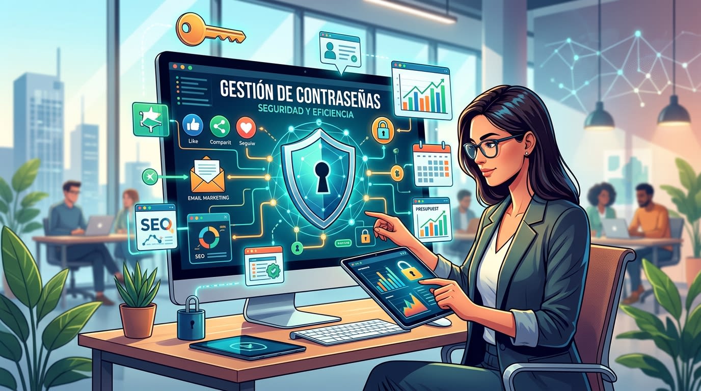 Gestión de Contraseñas en Marketing Digital: Seguridad y Eficiencia