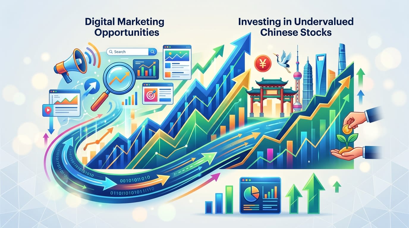 Oportunidades en Marketing Digital: Invertir en Acciones Chinas Subvaloradas
