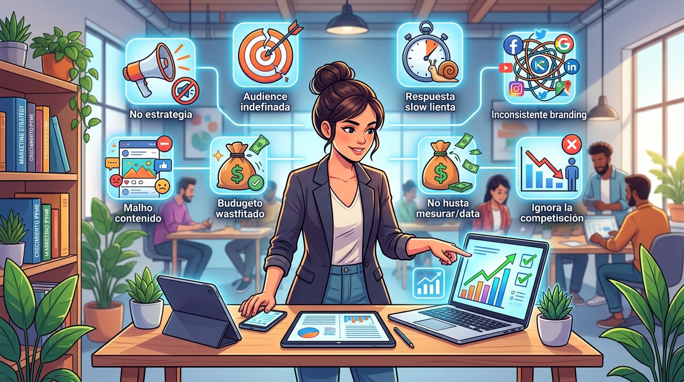 Evita estos 8 Errores de Marketing en tu PYME