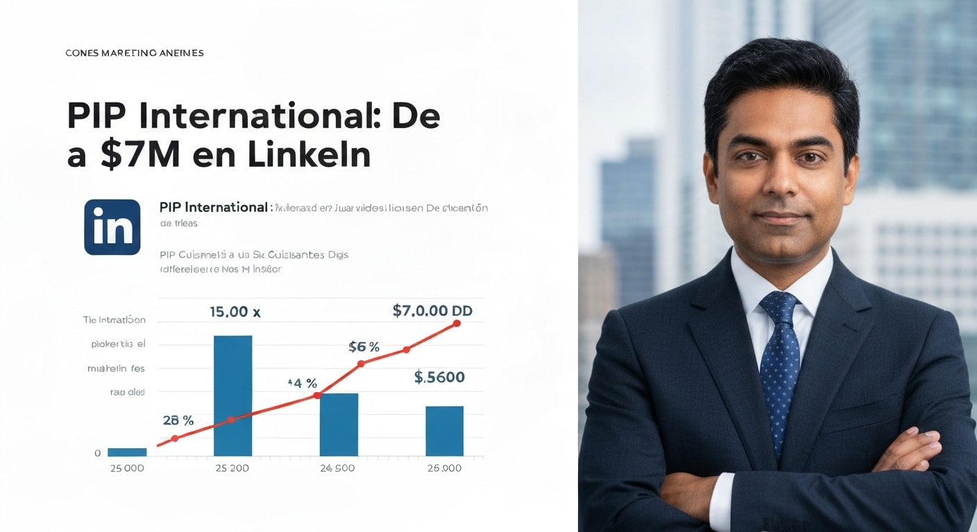 PIP International: De Guisantes a $7M en LinkedIn