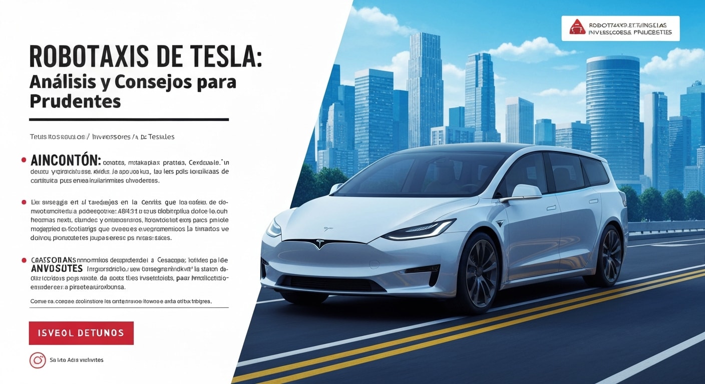 Robotaxis de Tesla: Análisis y Consejos para Inversores Prudentes