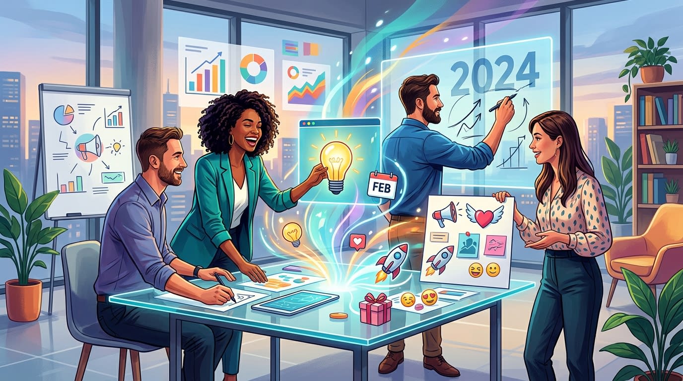 Ideas Frescas de Marketing para Febrero 2024