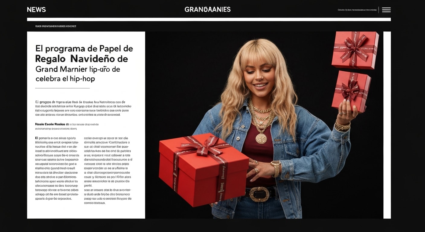 El programa de Papel de Regalo Navideño de Grand Marnier celebra el hip-hop