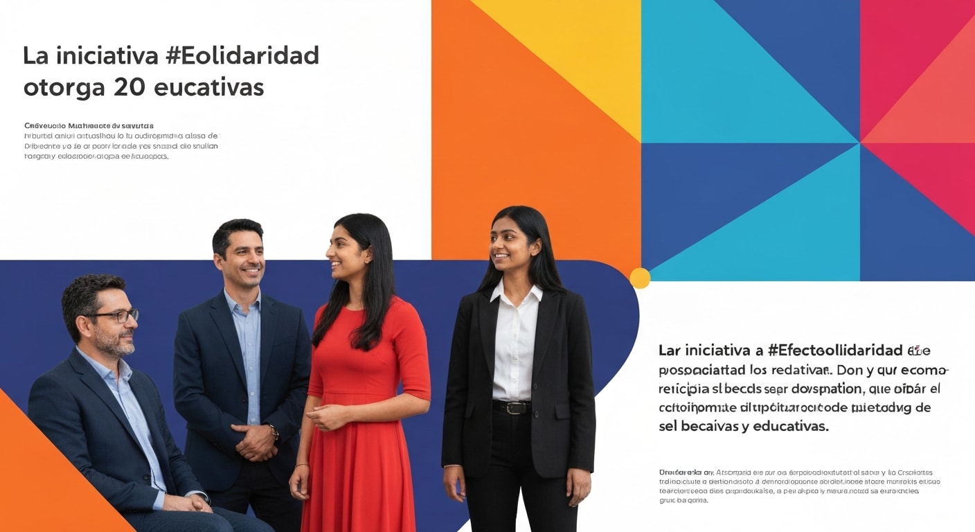 La iniciativa #EfectoSolidaridad otorga 20 becas educativas