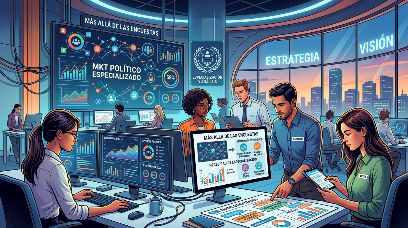 Marketing Político: Más Allá de las Encuestas y la Necesidad de Especialización