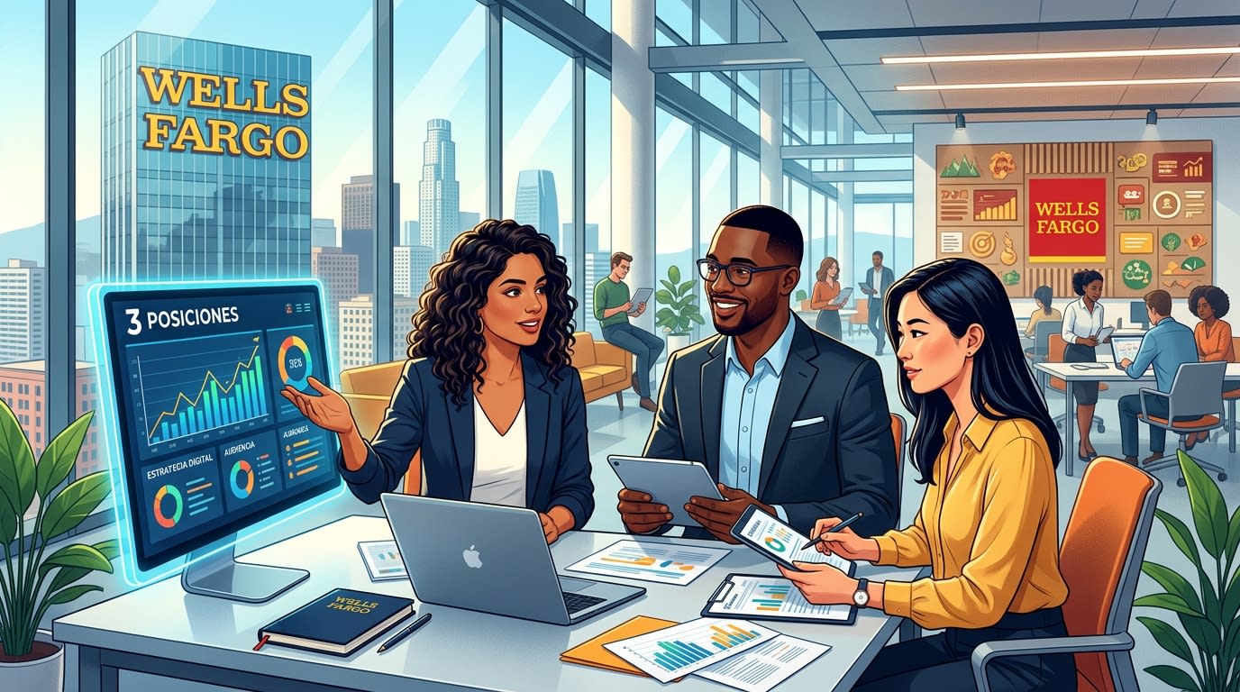 Consultor de Marketing (3 posiciones) en Wells Fargo