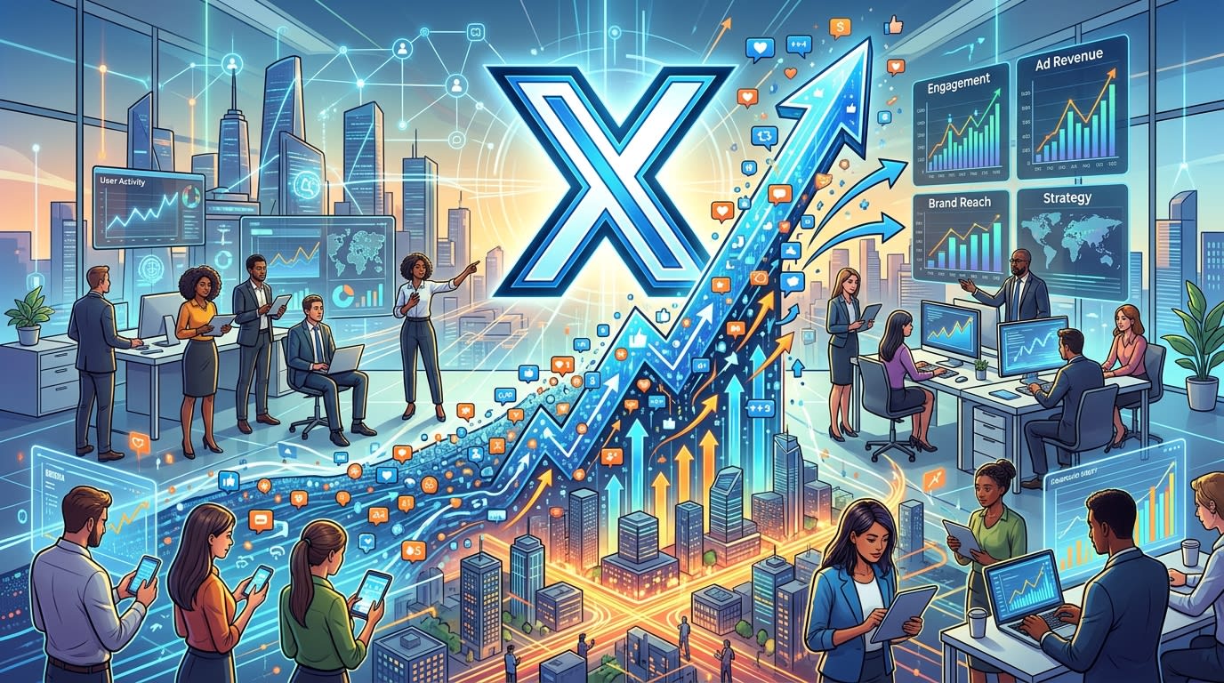 El impacto del récord de uso de la plataforma X en el Marketing Digital