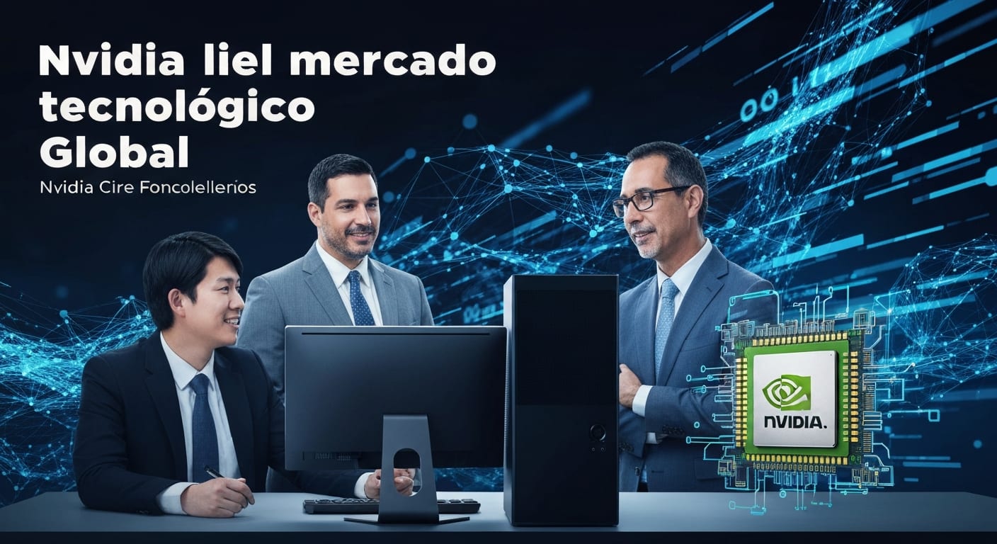 Nvidia lidera el mercado tecnológico global