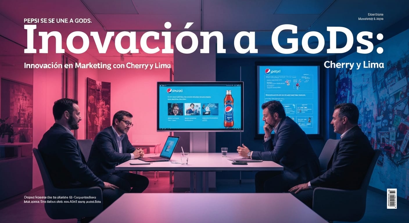 Pepsi se Une a Gods: Innovación en Marketing con Cherry y Lima
