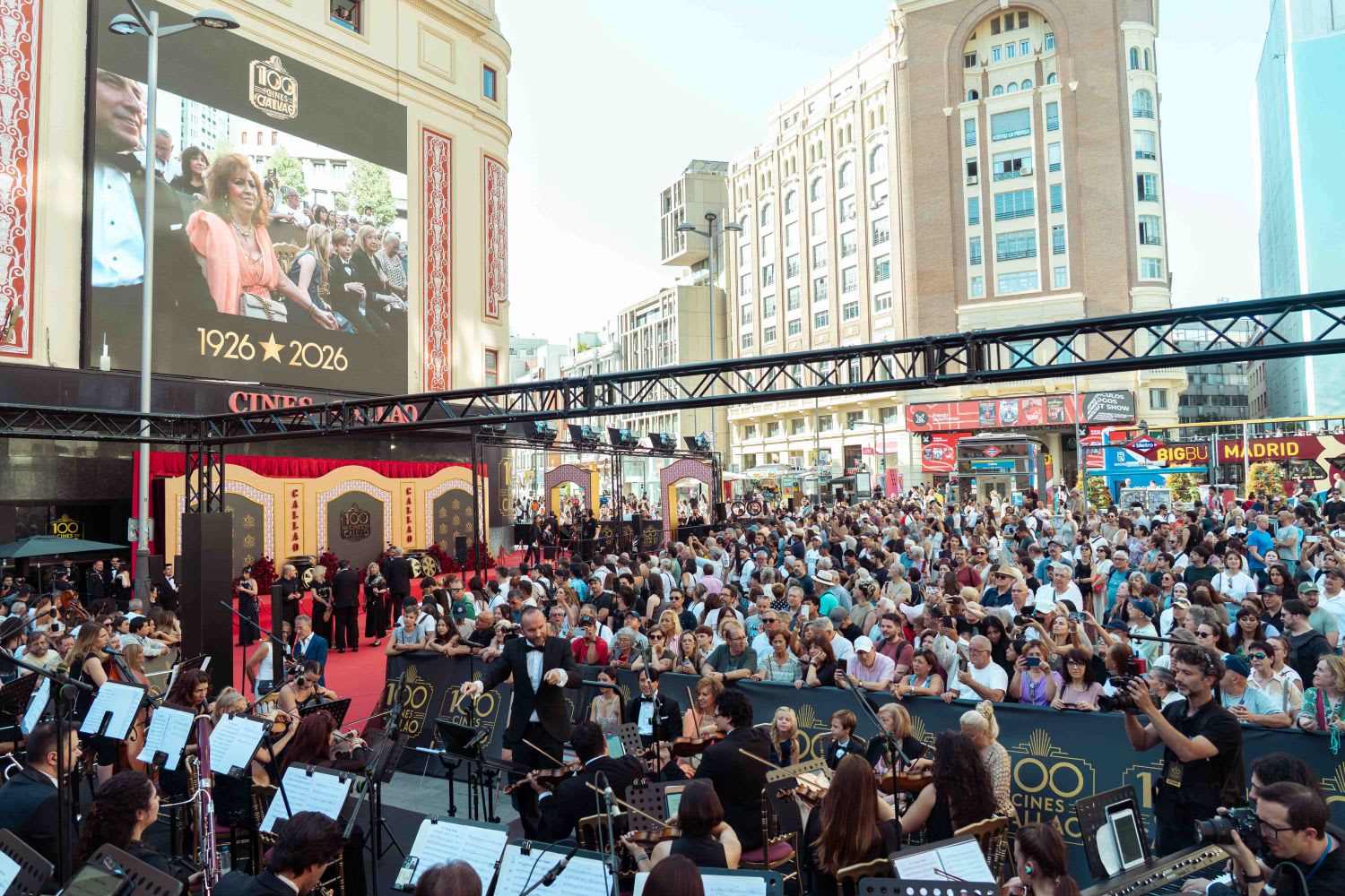 Imagen de Cines Callao durante la celebración de su centenario