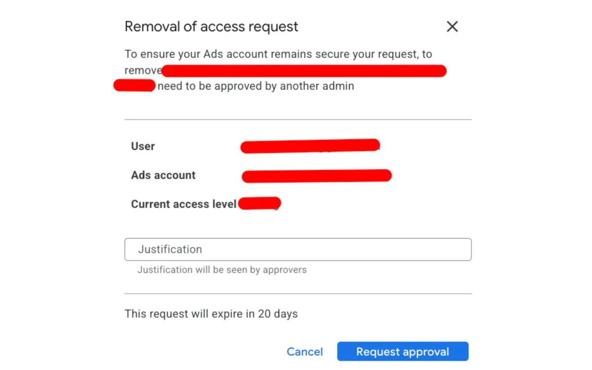 Google Ads exige un segundo administrador para retirar accesos y deja cuentas bloqueadas