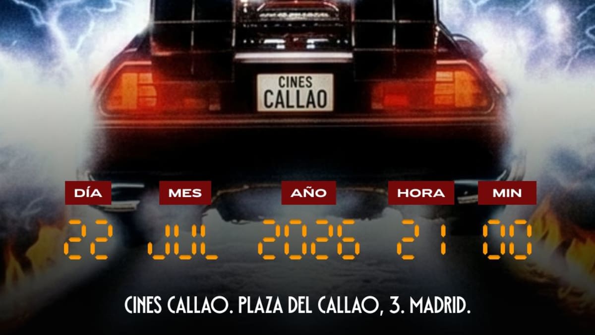 Cartel del cine de verano gratuito por los 100 años de Cines Callao en Madrid