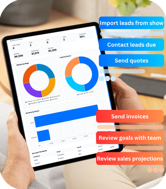 Updoot Promotion tools: CRM and lead tracking