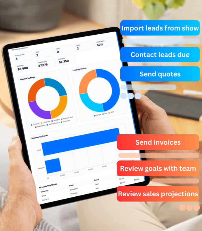 Updoot Promotion tools: CRM and lead tracking