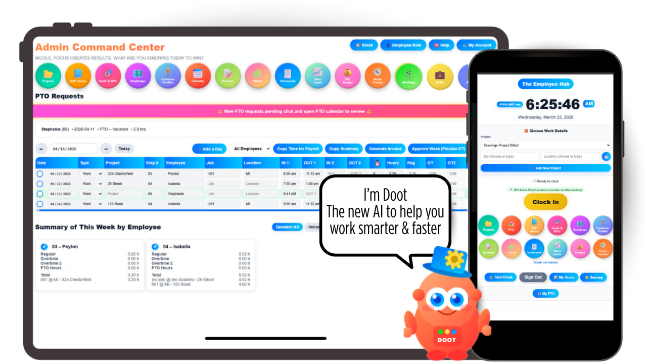 Updoot Work Management Software