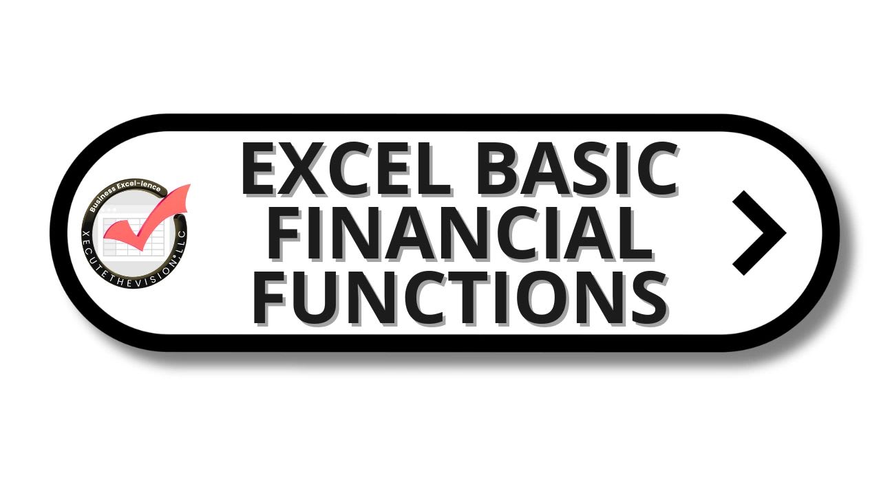 The 9 basic Excel financial functions and formulas