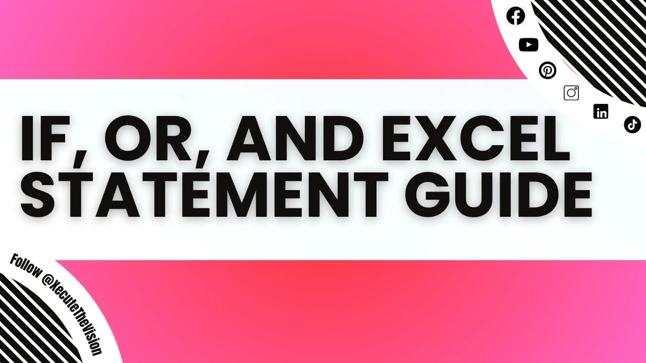 Mastering IF statements with AND and OR in Excel