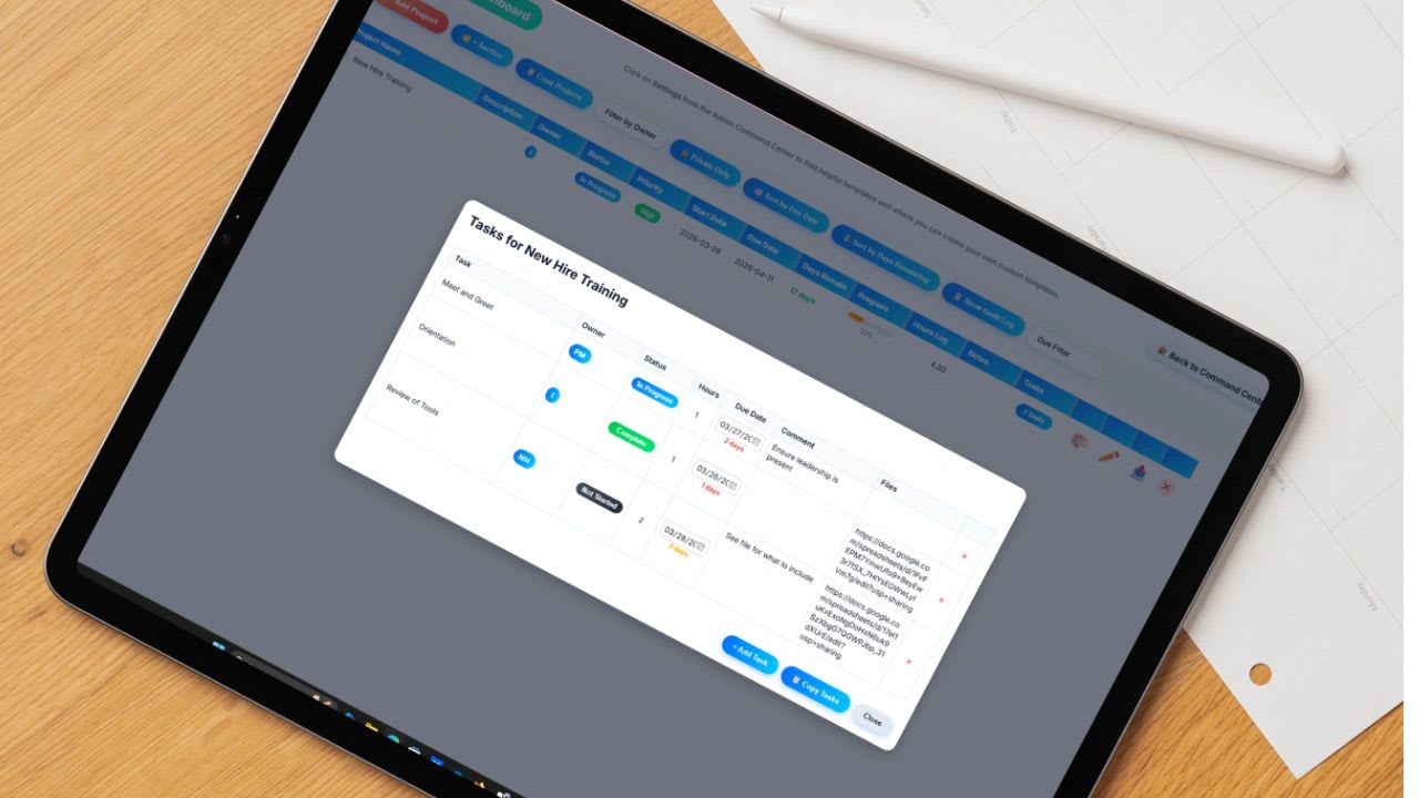 Employee training log template for tracking completed training