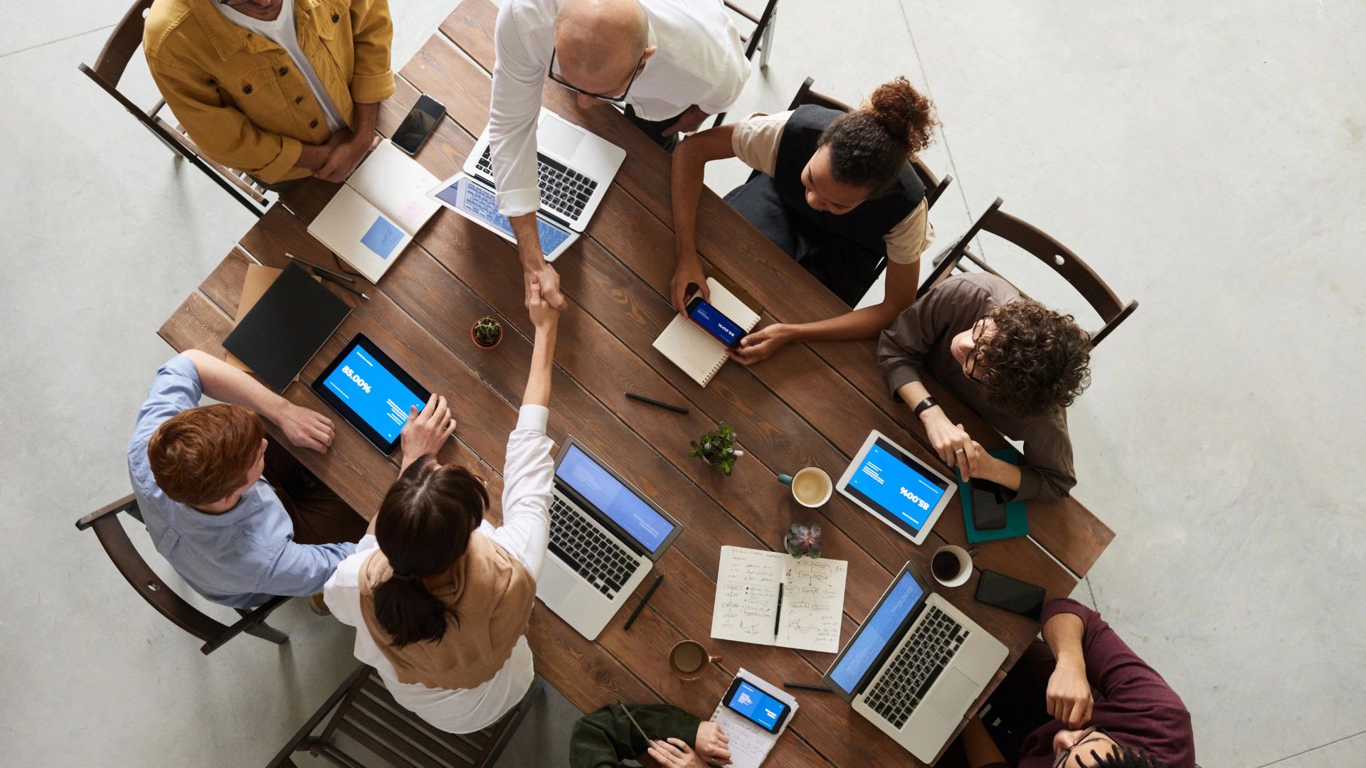 Small business operations structure as a team grows