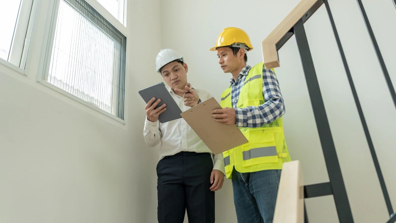 Construction project checklist for planning and build phases
