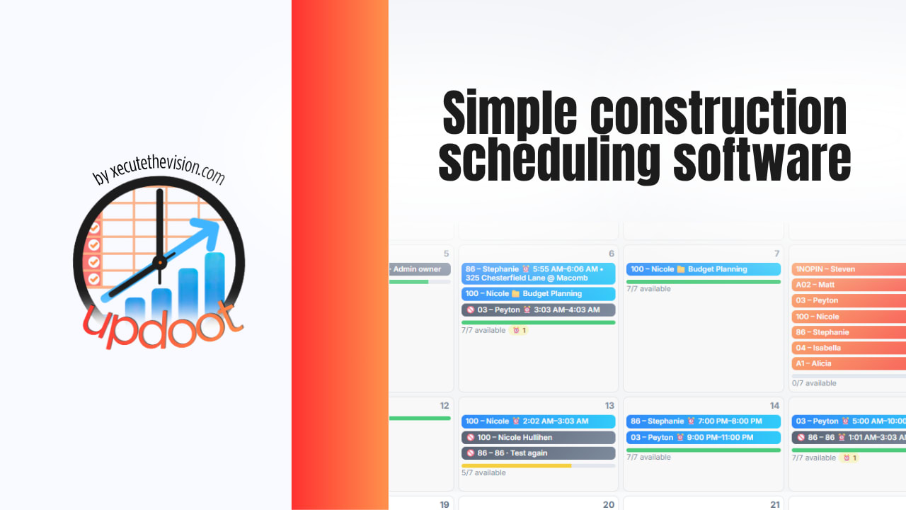 Simple construction scheduling software: a practical guide for contractors