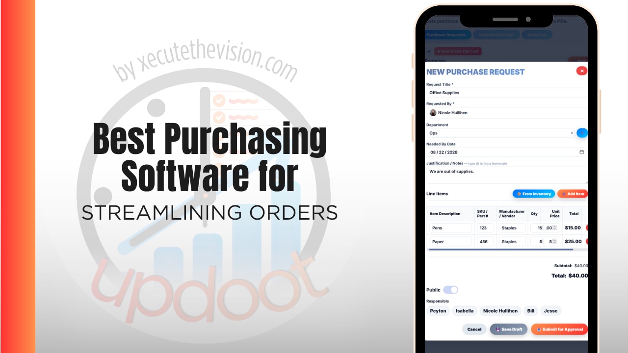 Best purchasing software for streamlining orders